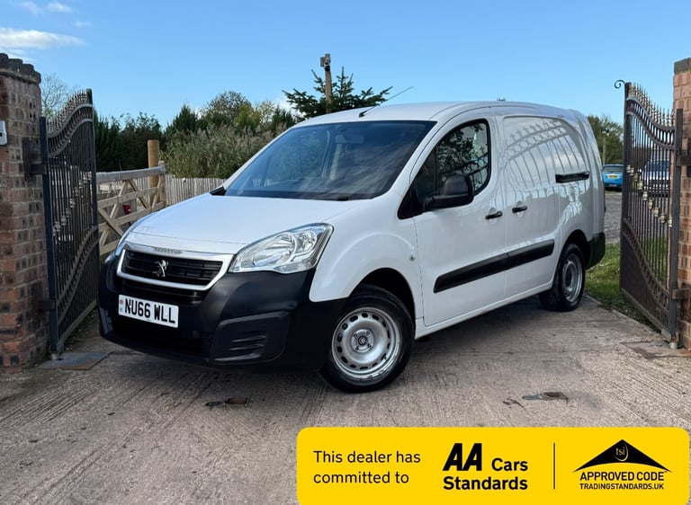 2016 Peugeot Partner 715 S 1.6 BlueHDi 100 Crew Van PANEL VAN Diesel Manual