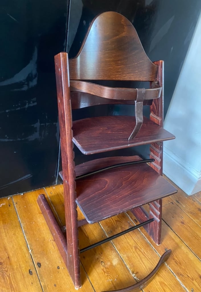 Stokke Tripp Trapp highchair (with baby attachment)