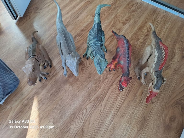image for 5 dinosaurs 