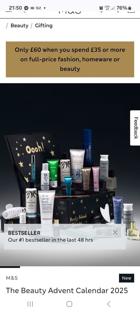 image for M&S ADVENT CALENDAR 
