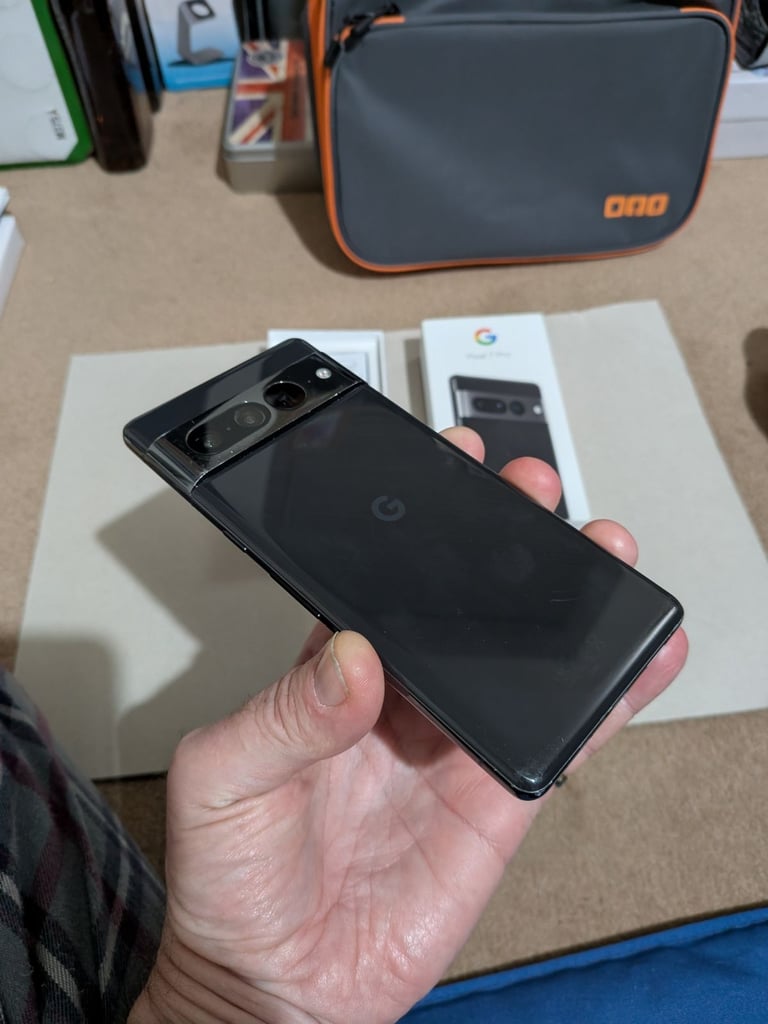 *Sold* Google Pixel 7 Pro 128gb Black Unlocked Mobile Phone