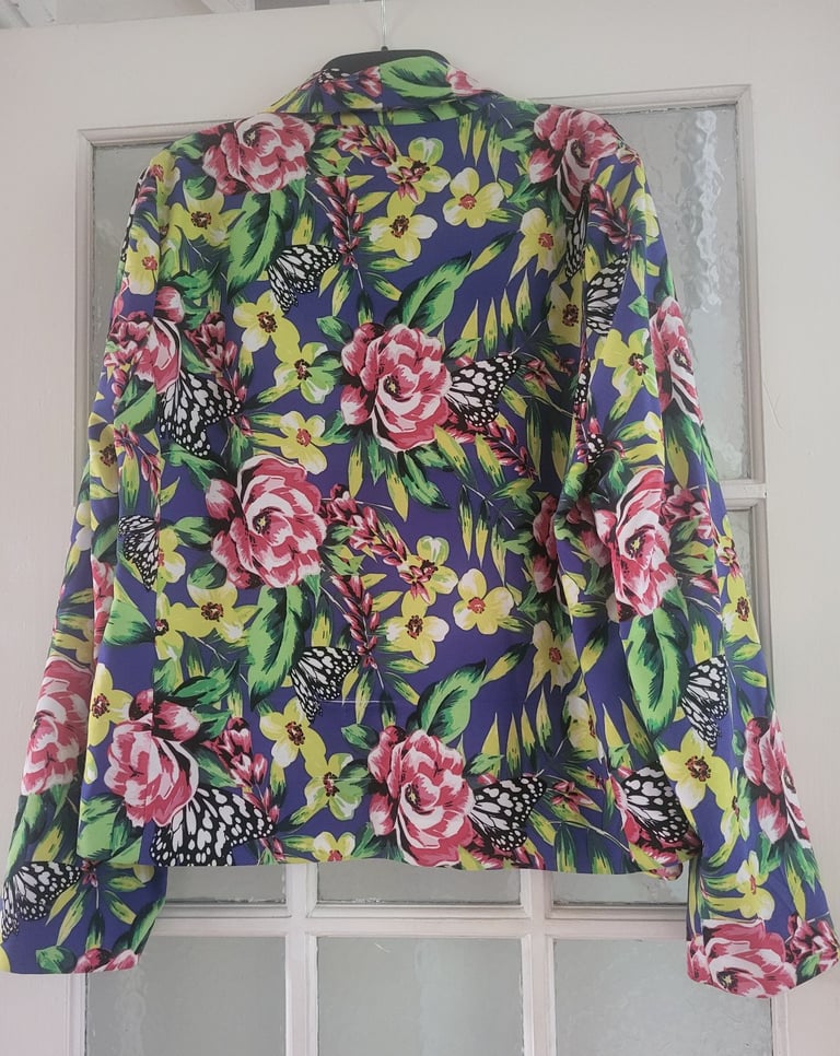 Floral  jacket M&Co size 16