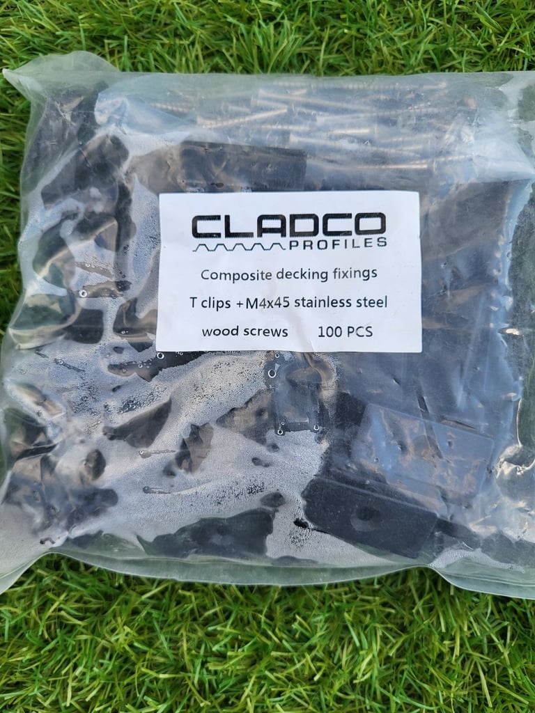 Decking t bar clips spacers 