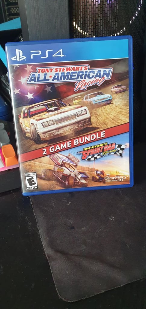 ps4 tony stewarts all american racing.     PAL.  REGION 2.    SENT 1ST CLASS.