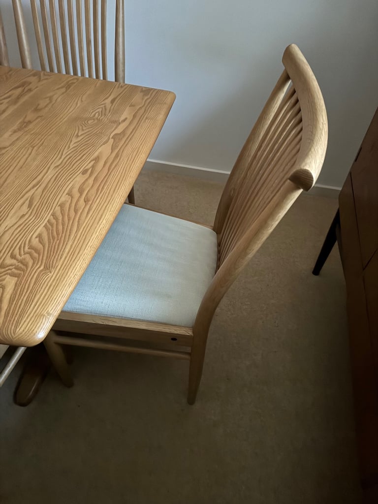 Ercol table and chairs- as new