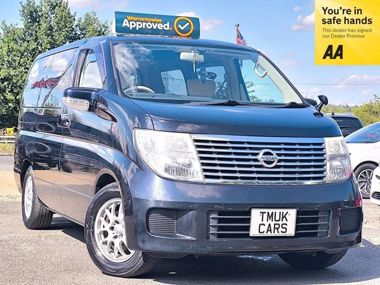 2008 Nissan Elgrand 2.5 Petrol 8 Seats Automatic Camper Van Roof LED TV ULEZ Free MPV Petrol Auto...