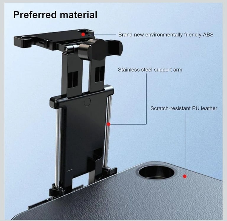 Adjustable Height Car Desk | Car Eating Tray Back Seat | Car Tray For Laptop