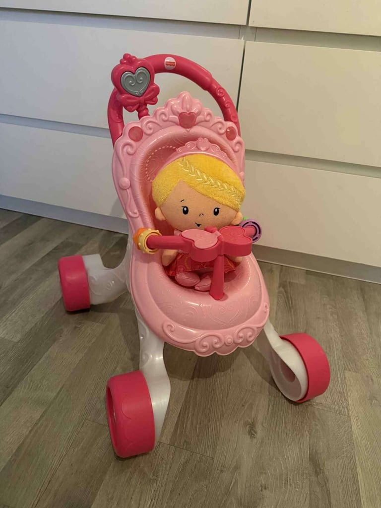 image for Fisher price princess walker and doll