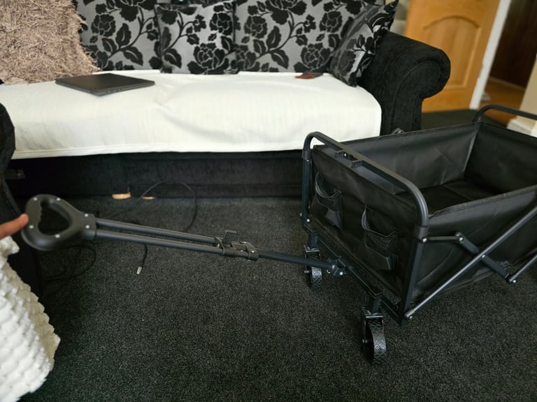 Brand New Utility folding cart trolley camping festival wagon Collapsible Hiking Shopping brand new