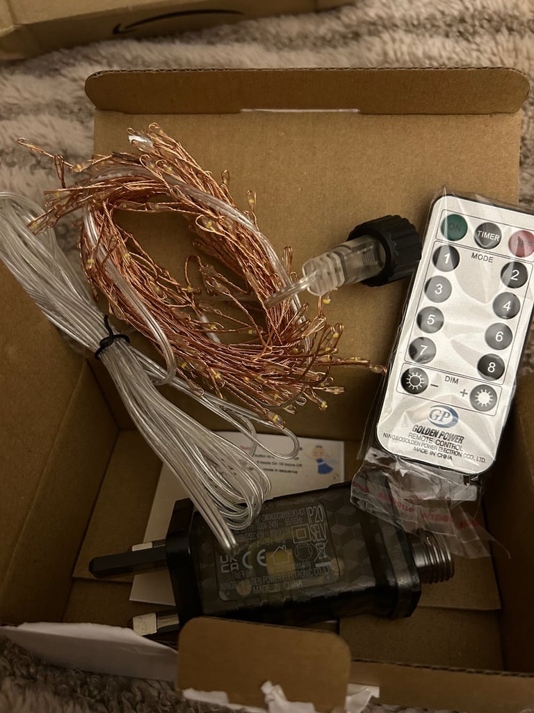 Fairy cluster led copper lights