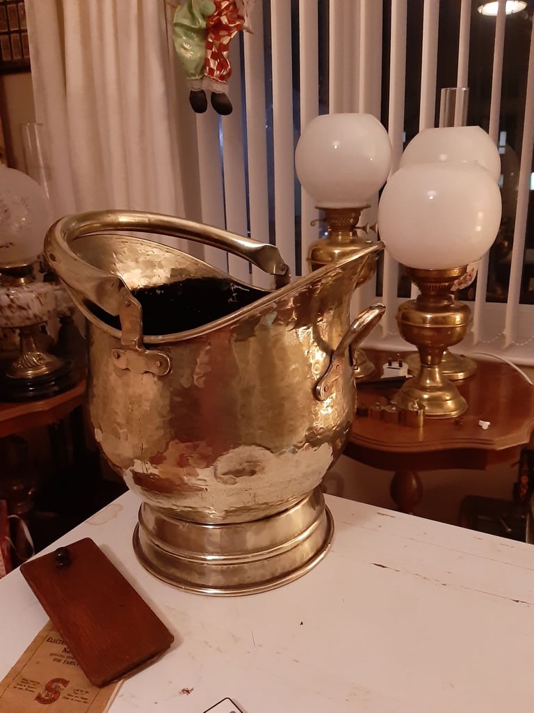 image for copper coal scuttle