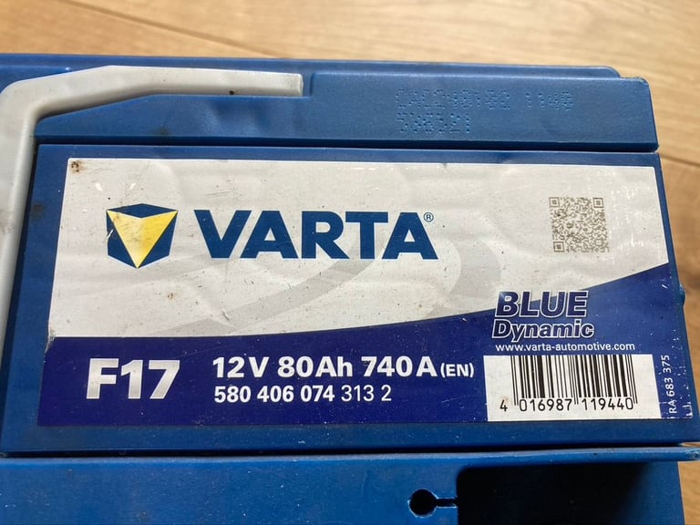image for 110 Car Battery Varta F17 12V 80Ah 740CCA