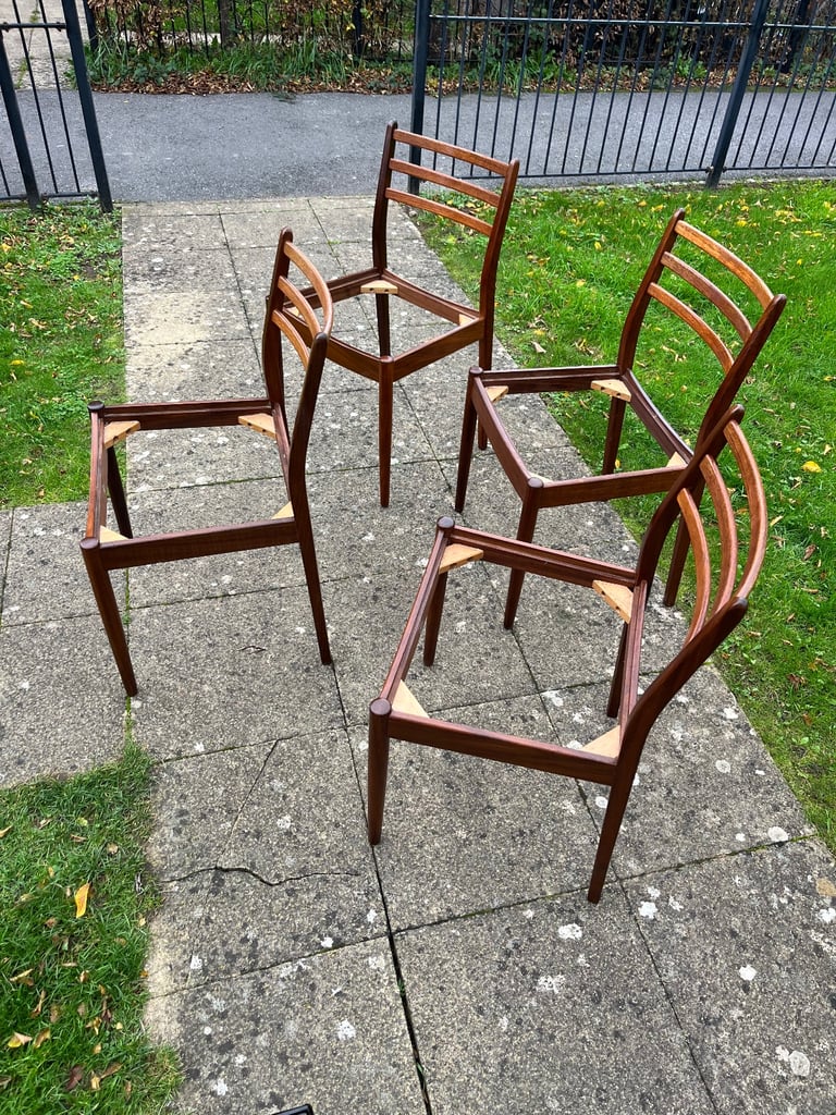 Set of G plan fresco dining chairs (delivery available)