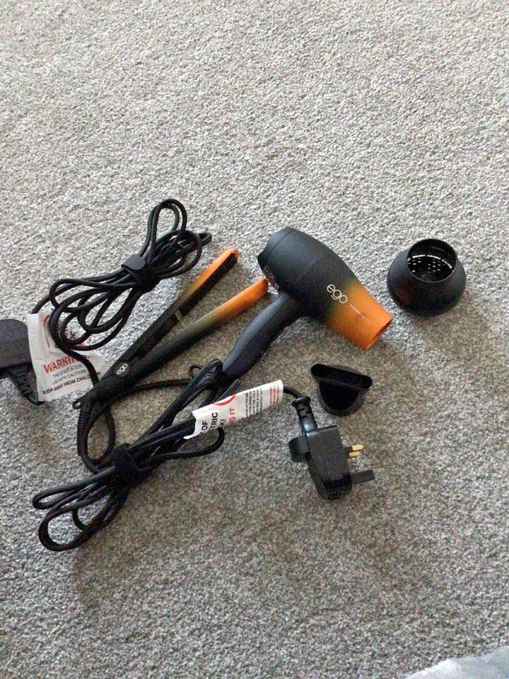 Ego Professional Dual Voltage Trip Set (Little Dryer and Little Iron)