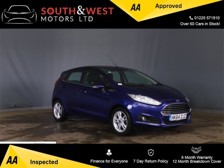 2015 Ford Fiesta 1.0T EcoBoost Zetec Hatchback 5dr Petrol Manual Euro 5 (s/s) (100 ps) Hatchback ...