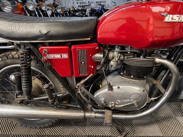 1972 BSA A65 Lightning, 650cc, easy project, px welcome 