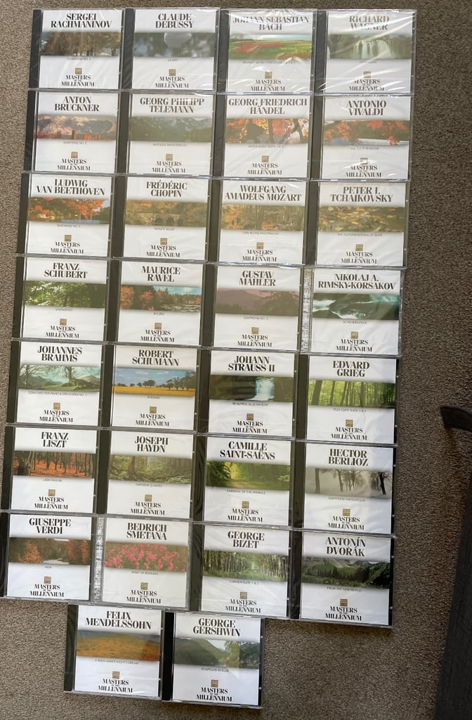 Classic music CD x 30 discs 