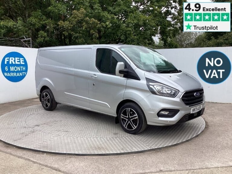2021 Ford Transit Custom 300 EcoBlue Limited LWB L/R A/C Euro 6 **NO VAT** LWB Panel Van Diesel M...