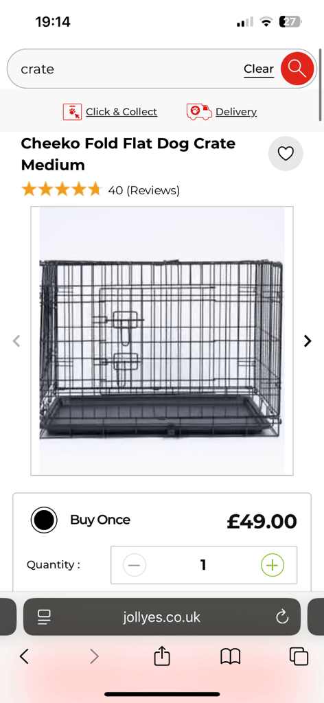 image for medium dog crate 