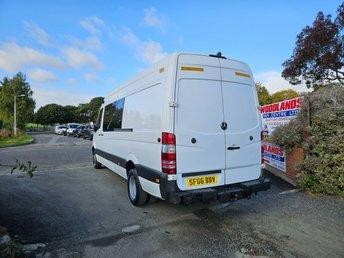 2016 ON 66 PLATE MERCEDES BENZ SPRINTER 516CDI TRW LWB DIESEL CREW VAN ULEZ FREE