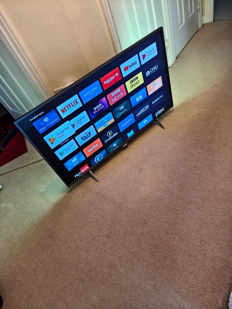 image for Philips 43 inch smart tv android 4k Ambilight