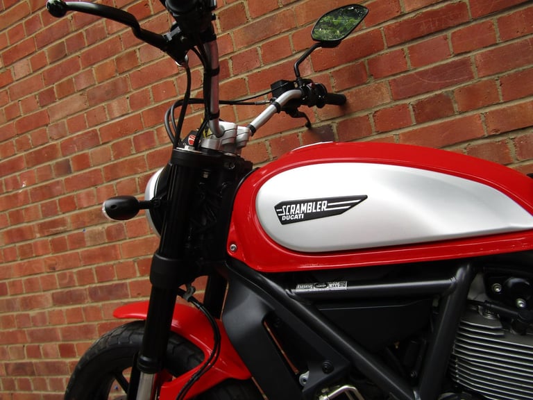 DUCATI SCRAMBLER 800  FULL SERVICE , ONE PREVIOUS OWNER ,VERY LOW MILES