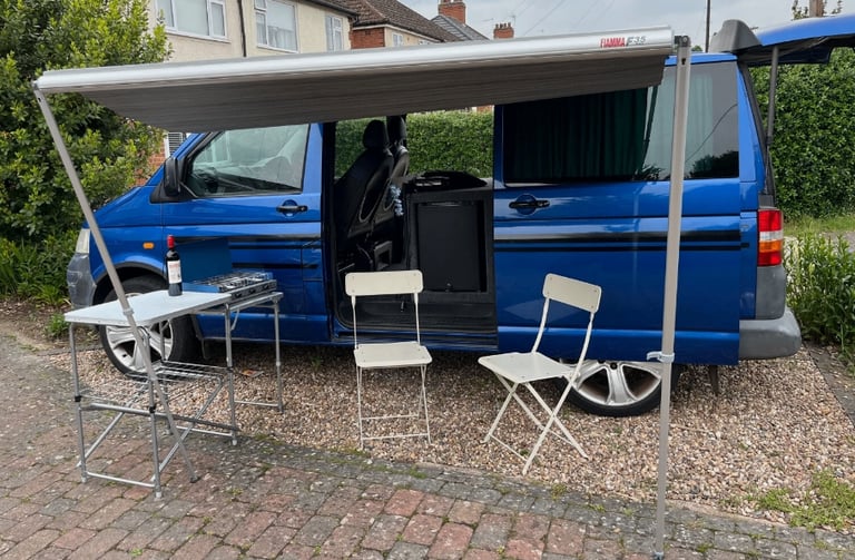 VW T5 CAMPERVAN RARE DOUBLE SIDE DOOR, REALLY GOOD CONDITION, MOT'D