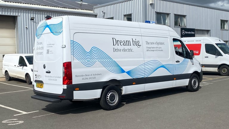 2025 Mercedes-Benz Sprinter 100kW 113kWh Pro Van Auto PANEL VAN ELECTRIC Automatic