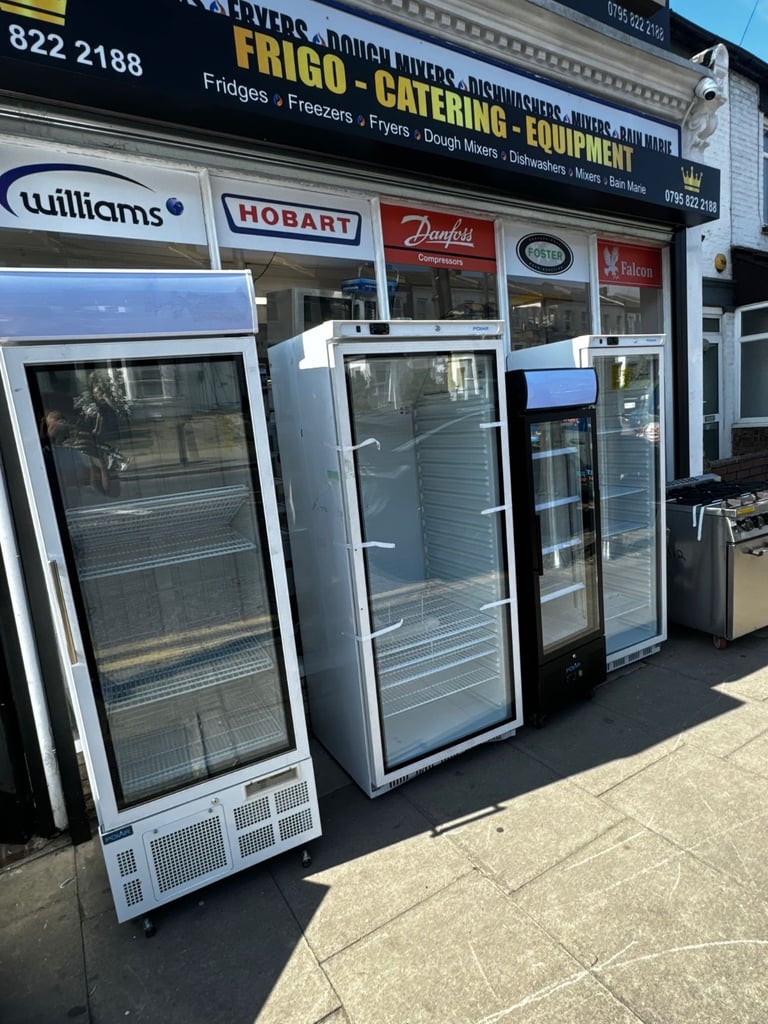 Commercial single door fridges freezers chiller cafe shop 