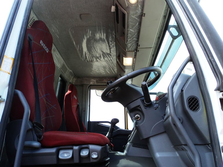 2007 Iveco Stralis 410,8x4,Manual,Terex 145-2 Crane,24ft caged dropside,