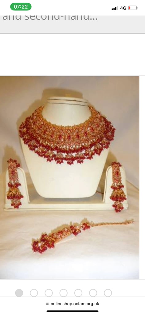 image for Indian style costume bridal set 