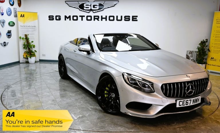 2017 Mercedes-Benz S Class S500 AMG Line Premium 2dr Auto CONVERTIBLE PETROL Automatic