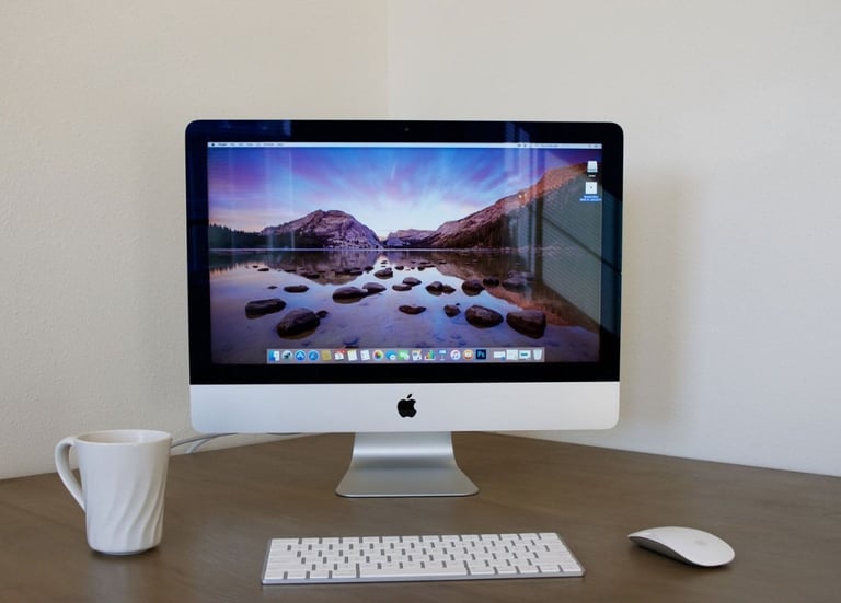 2014 21.5" Slim Apple iMac 1.4Ghz Core i5 8GB Ram 500GB HDD Vectorworks AutoCad CorelCad Rhinoceros