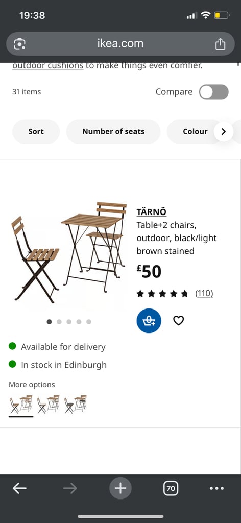 image for IKEA Outdoor Furniture Set