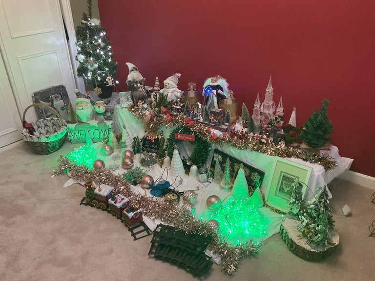 Large bundle Christmas decorations 