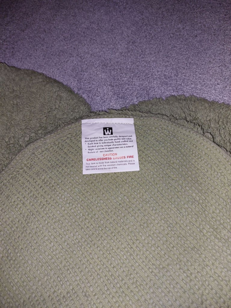 Sage green rug/ mat for sale