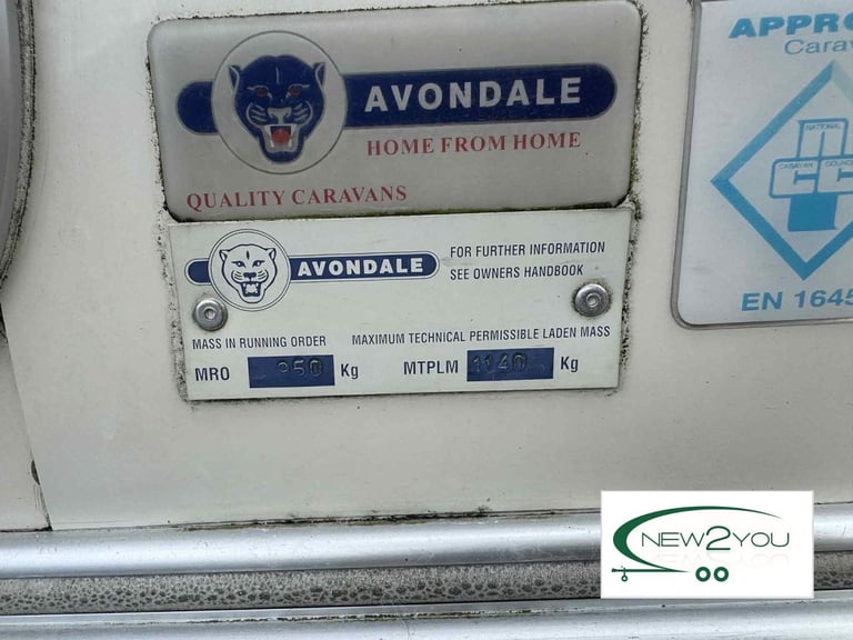2003 Avondale Dart 470-2 2 Berth Caravan - STOCK E209