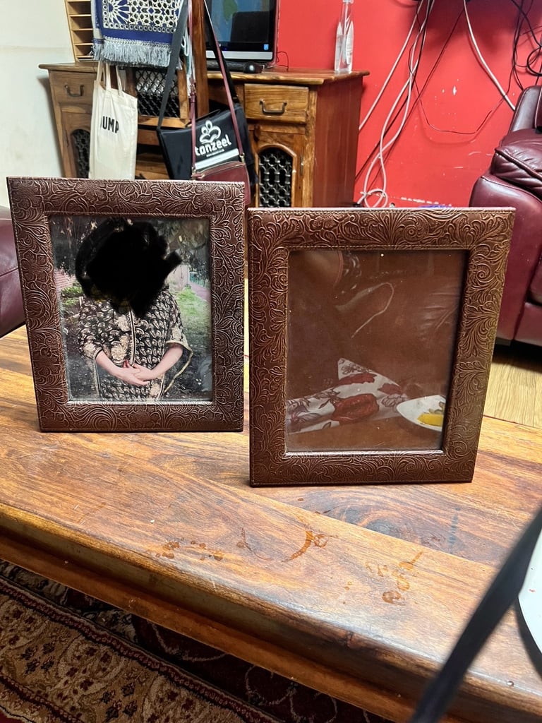 image for A4 leather frame x2 