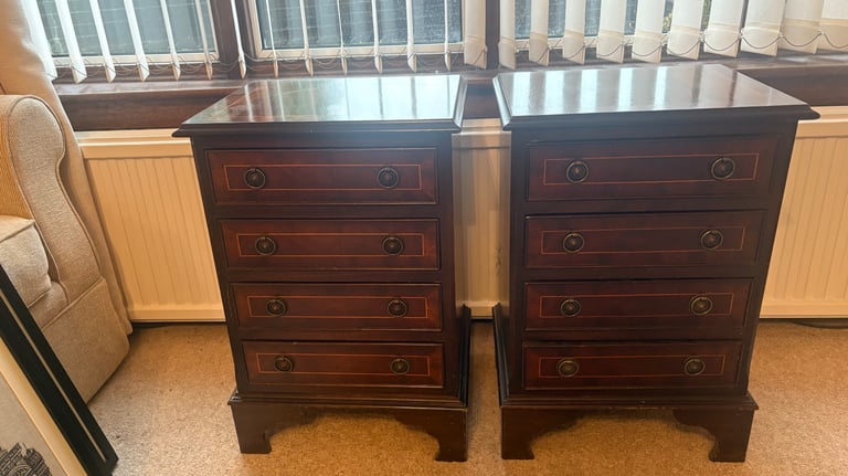 image for Wooden set of antique drawers 