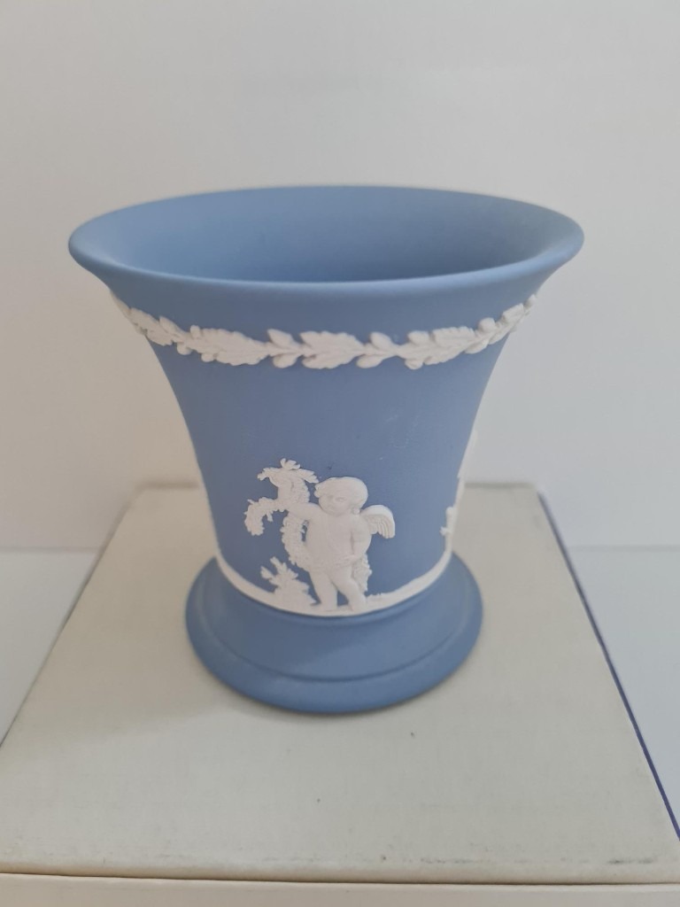 Wedgwood Blue Small Vase