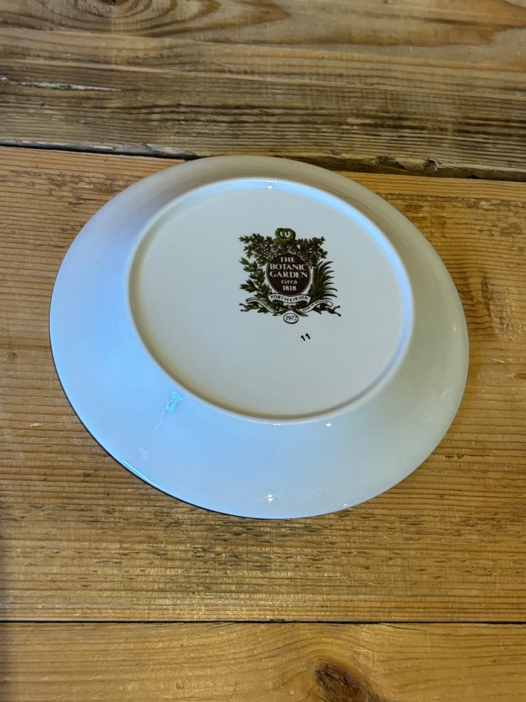 Portmerion daisy botanical garden 1972 bread plate 