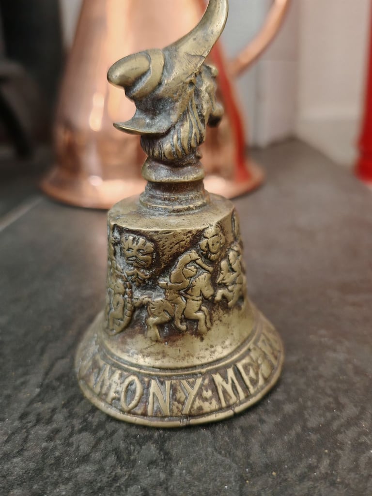 Vintage Replica French Pirate Cavalier Solid Brass Bell