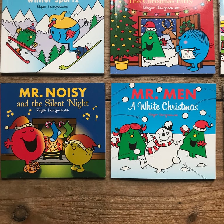 Mr Men Christmas Collection x 10 Book Set - Paperback, New & Unused 