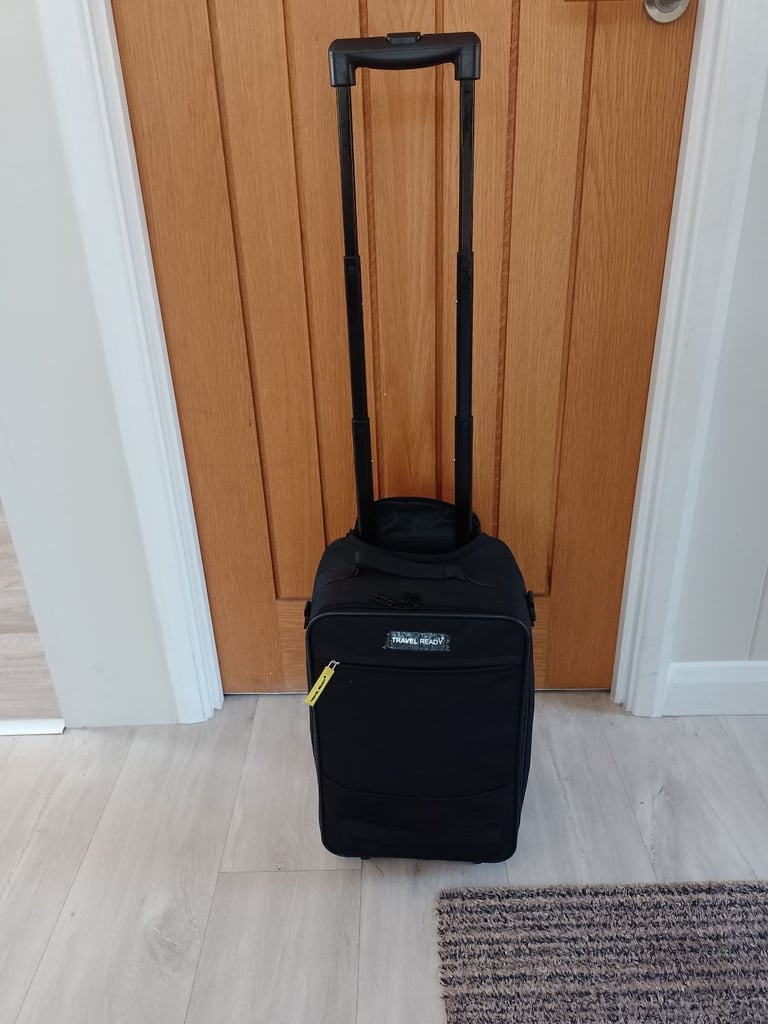image for Collapsible 2 wheel under seat cabin bag 