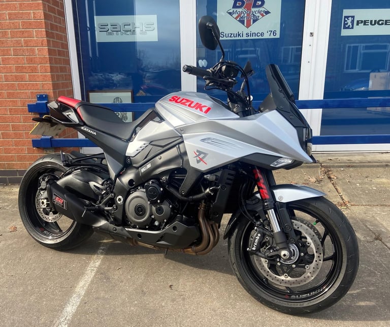 Suzuki GSXS 1000 Katana, only 7000 miles with Samurai extras.