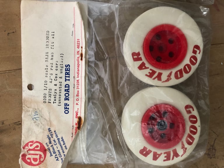 Ajs off road tires front and back