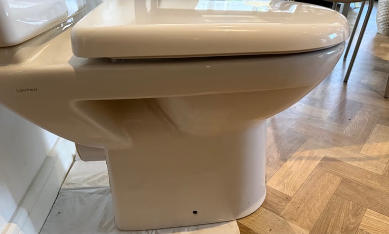Laufen close coupled toilet and cistern