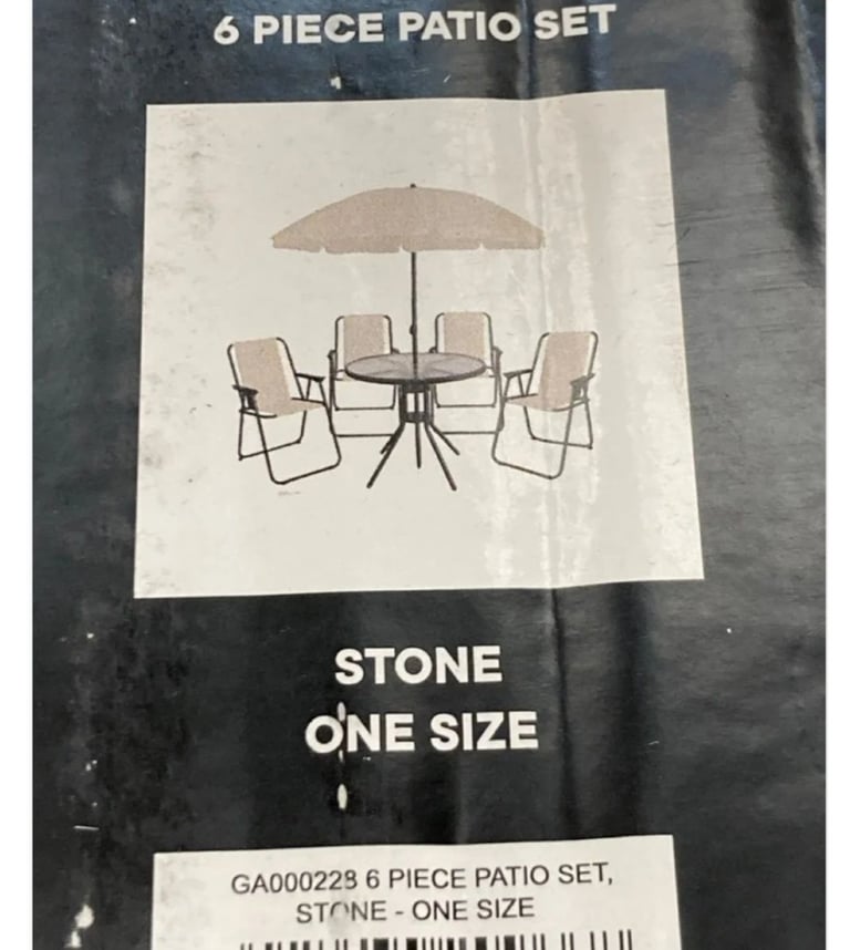 image for 6 patio set
