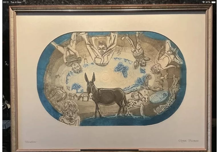 image for Glynn Thomas Limited Edition Print “Meadow” 7/50 - Signed Personally By Artist