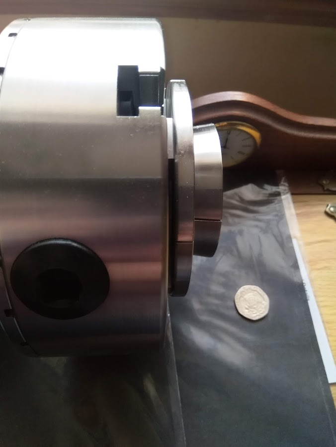 M33 (3.5) thread 5.1/2 inches 4 Jaw Geared Scroll Wood Lathe Chuck 140mm box full set